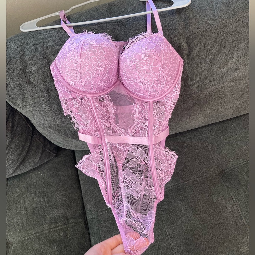 Victoria secret body suit lingerie bombshell